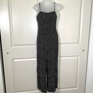 Forever21 Jumpsuit Junior's Size Small White Polka Dot